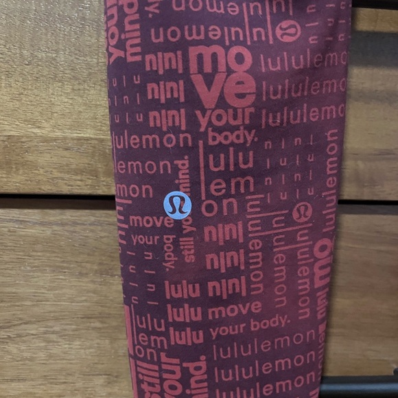 Lululemon Wunder Train Contour Fit Tight 25" Lululemon Ombre Red Multi - size 6 - Picture 8 of 10